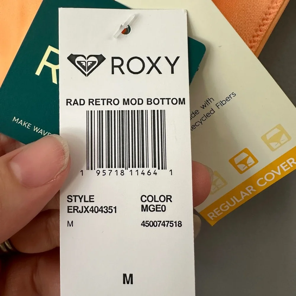 Roxy Rad Retro Mod Bikini Bottoms -‎ Medium